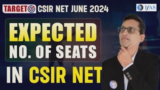 CSIR NET June 2024 | Expected Number of Seats in CSIR NET June 2024 | IFAS Chemistry
