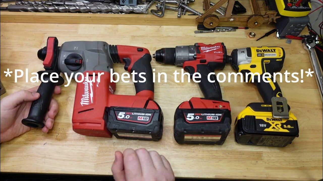 How much Torque does an SDS rotary hammer have? to impact driver, drill driver) YouTube