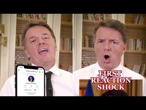 Renzi Su Tiktok: «Mancavo Solo Io...Per Voi Sarò Una First Reaction, Shock»