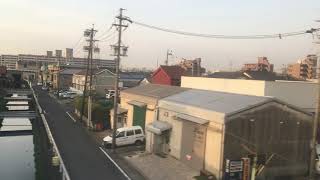 関西本線(普通列車)車窓 名古屋→弥富/ 313系 名古屋624発(亀山行)