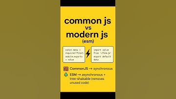 CommonJS vs Modern JavaScript (ESM) Which one should you use in 2025? #viral #shorts #nodejs