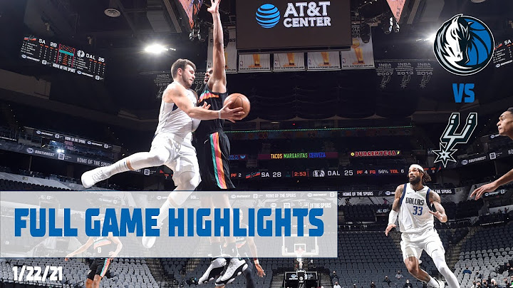Luka Doncic (36 points) Highlights vs. San Antonio Spurs