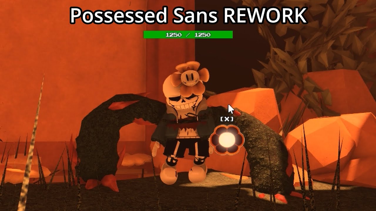 Possessed Sans Rework Gameplay | Undertale: Last Corridor | Roblox ...