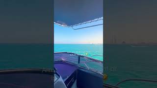 Am I driving the yacht or is it on autopilot 🤔 IG: @missbrillian #yacht #dubaibling #出海