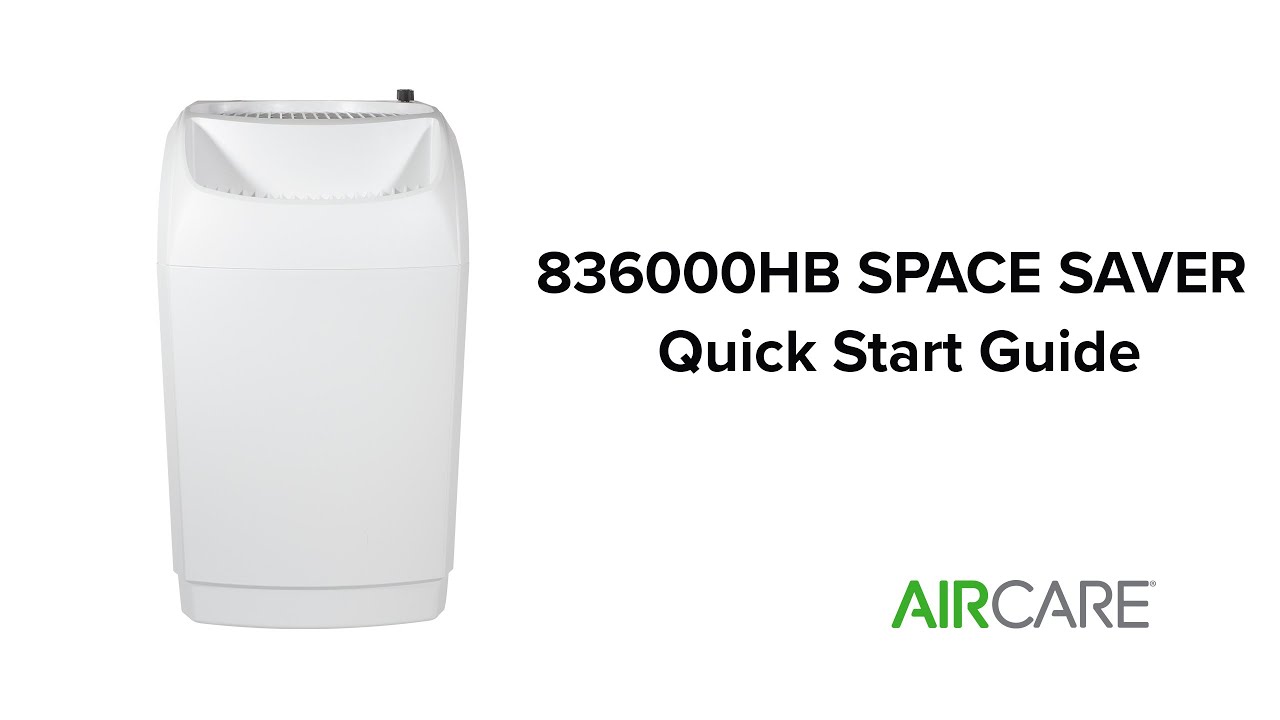 AIRCARE- 836000HB SPACE SAVER Quick Start Guide - YouTube
