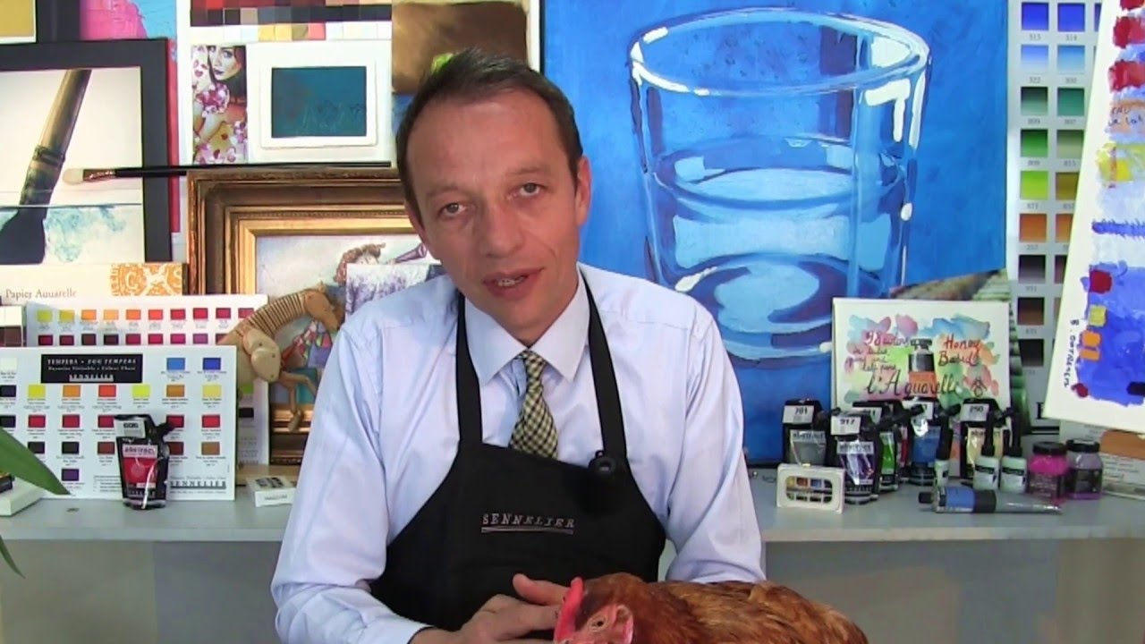 Egg Tempera Cardboard + Sable Brush Set // Set of 5 Colors video thumbnail