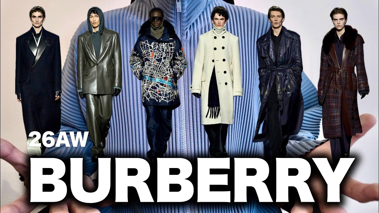 Daniel Lee x Burberry: A resurgence? Stunning leather and coat 