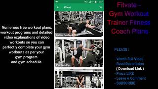 🔴✅ FITVATE - Gym Workout Trainer Fitness Coach Plans ✅ ( BEST ANDROID APP ) screenshot 3