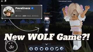New ROBLOX Wolf Game!? | A Wolfs Pack