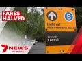 Bus fares halved for passengers kicked off the decommissioned Sydney Inner West Light Rail | 7NEWS