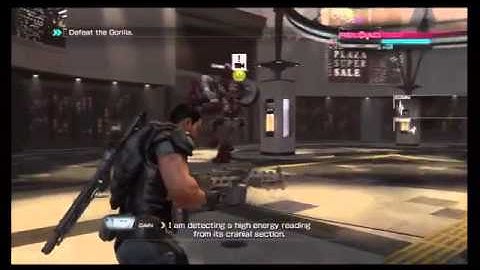 Binary Domain   Chap 4 Refuse And Resist Gorilla Robot First Bossfight, Rust Crew, Faye Xbox 360