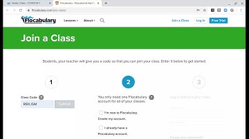 How to join a class in Flocabulary