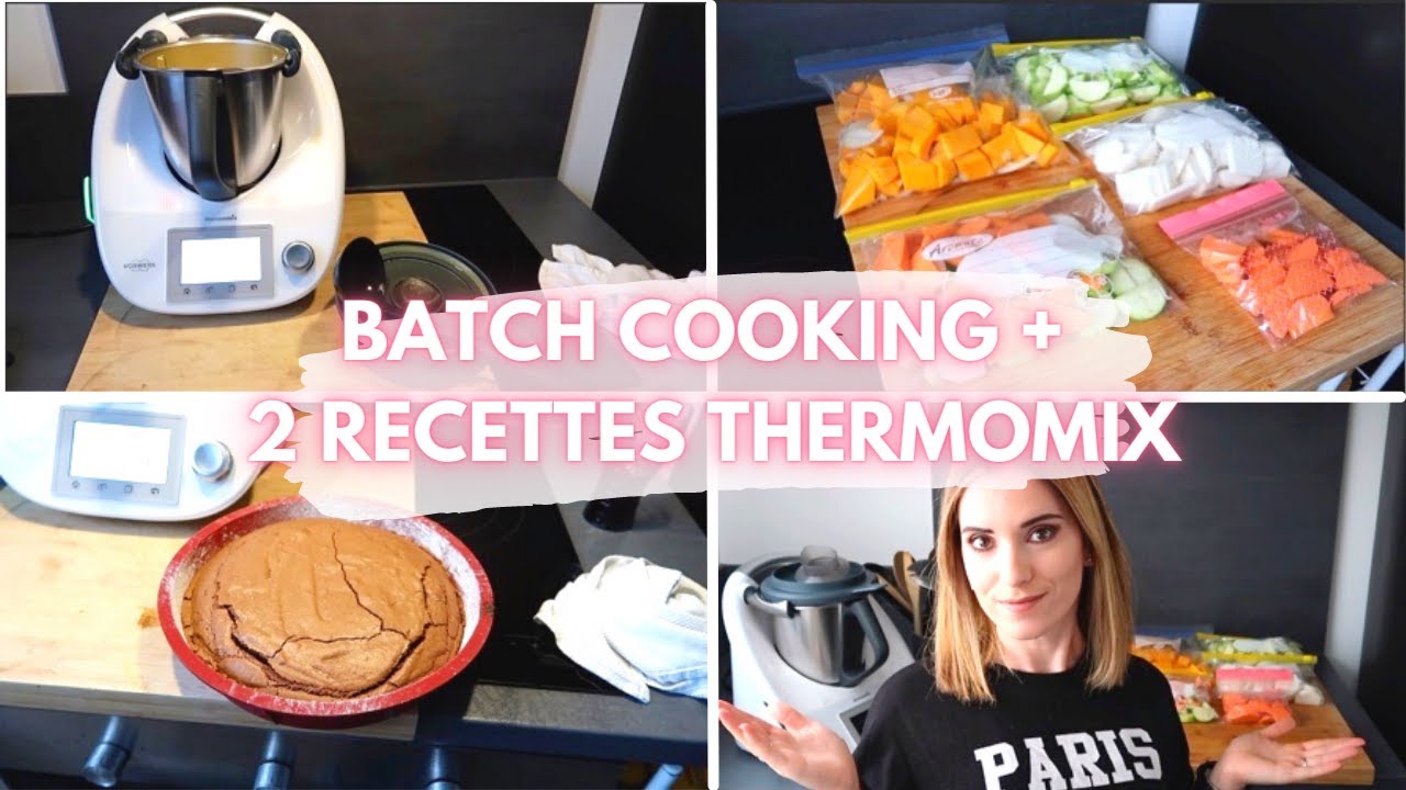 BATCH COOKING 🍊🥒 + 2 RECETTES D'HIVER 🍂 AU THERMOMIX 