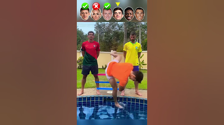 Güler VS Lehmann VS Kroos VS Gavi VS Vini VS Ronaldo | Water Jump Challenge