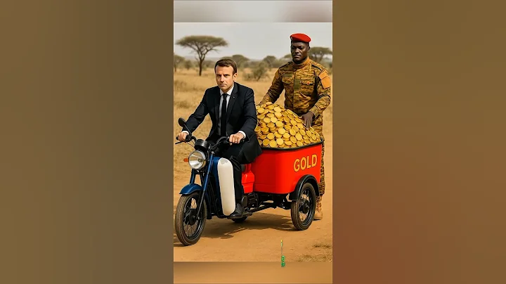Macron Laughing as Ibrahim Traoré Dumps Gold 😂 Global Presidents Funny Short #politicalsatire #funny