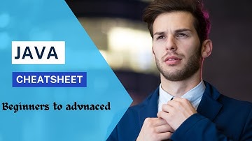 JAVA cheat sheet for begineers to advanced  link in decsription box basic and advanced concept