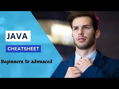 JAVA cheat sheet for begineers to advanced  link in decsription box basic and advanced concept