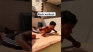 Back workout at Home shorts youtubeshorts gym fitnessgoals