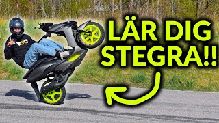 HUR MAN STEGRAR MOPED || ENKLASTE SÄTTET!!!