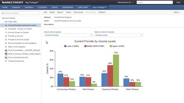 Sharing Key Findings in MarketSight