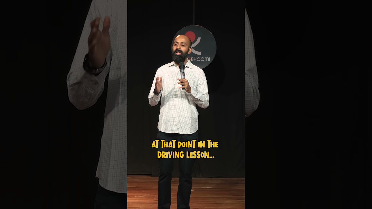 Angry Dad Teaches Driving | Stand up comedy By Kritarth Srinivasan