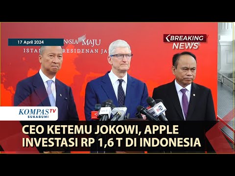 CEO Ketemu Jokowi, Apple Investasi Rp 1,6 T di Indonesia