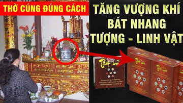 Cách Nạp Vượng Khí Khi Bốc Bát Hương Thần Tài Gia Tiên, Tượng, Linh Vật | Bộ Cốt Thất Bảo Chuẩn