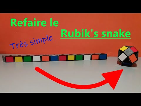 How to Solve the Rubik's Snake (Rubik's Twist) | Simple Tutorial
