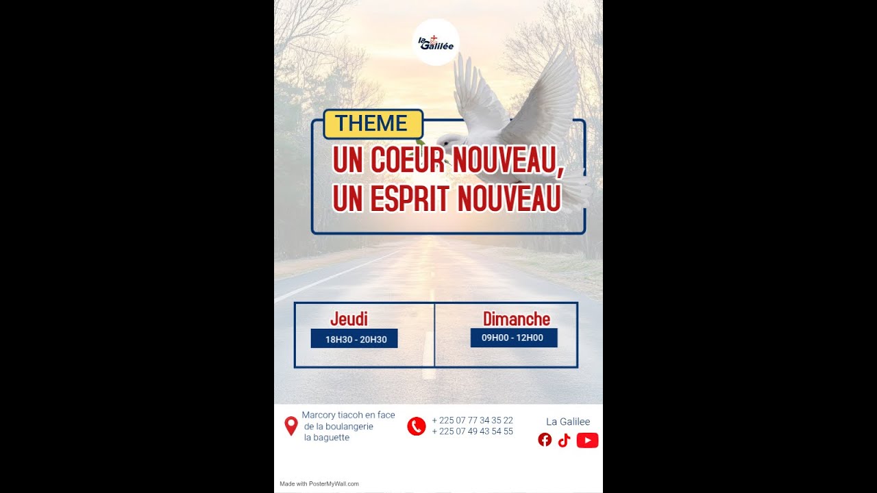 CULTE DU JEUDI 15/01/2026