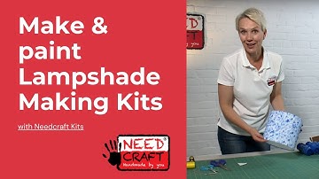 Make & Paint Lampshade Making Kits