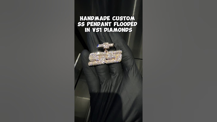 🥇Watch Me Hand Make A Custom SS Pendant Flooded in Diamonds From Start 2 Finish #customjewelry #gold