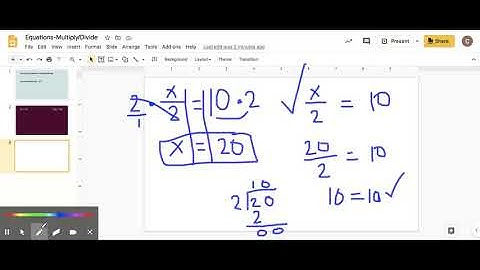 Equations-Multiply/Divide - Google Slides