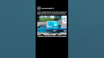 These Jellyfish Robots Controlled By Light & Might One Day Cure Your Disease #robot #shorts #medical