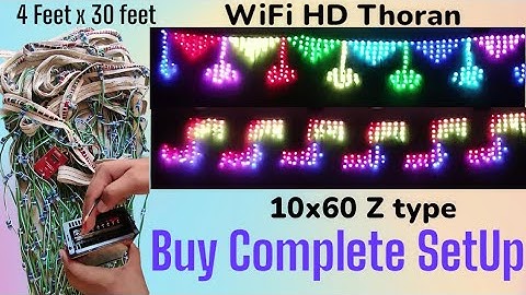 New WiFi Pixel Led Thoran Complete Setup.Building Decoration.Pixel Led Wifi HD Controller.7415463658
