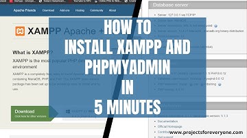 How to install XAMPP and PHPMyadmin and importing SQL file in 5 minutes for Windows 10 - Latest 2022