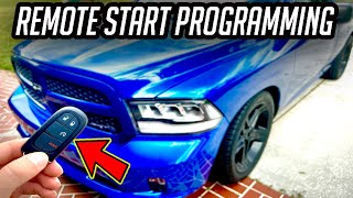 how to enable remote start ram | dodge | jeep | alfaobd