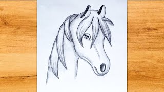 How To Draw a Horse - Easy Drawing // Animals Drawing Step By Step // Drawing Tutorial