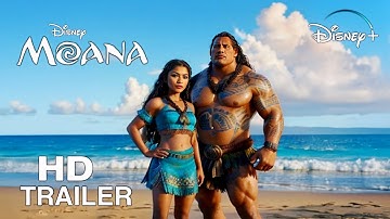 MOANA Live Action (2025) First Trailer - Dwayne Johnson, Zendaya | Disney