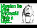 Como Dibujar Mike Wazowski de Monsters Inc - Dibujo a Lápiz