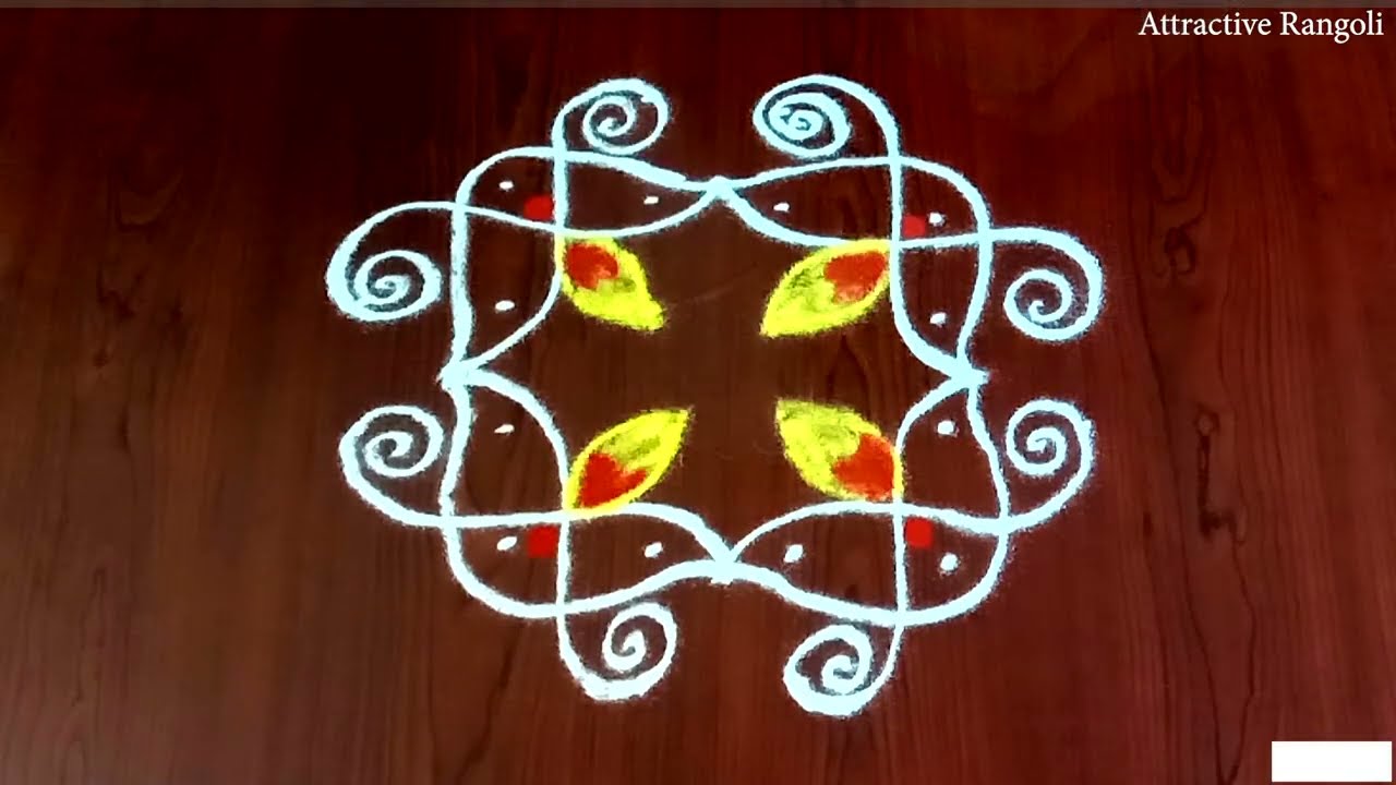 🌟Easy Masi matha kolam🌟 🌟Padi kolam🌟3 dot Rangoli🌟Kolam @AttractiveRangoli11
