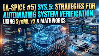 [A-SPICE #5] SYS.5: Strategies for Automating System Verification Using SysML v2 and MathWorks