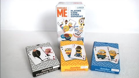 Despicable Me Playing Card Games Super Set from Cardinal Industries