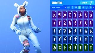 Bunny Brawler Skin Showcase With All Fortnite Dances & Emotes