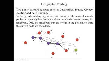 Greedy and Face Routing