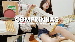 COMPRINHAS PRA CASA, na Shopee, VestCasa, Shein e Angeloni ✨ uma coisa mais linda que a outra!