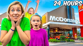 McDonalds Fast Food for 24 hours in Tenerife | Eating Food challenge