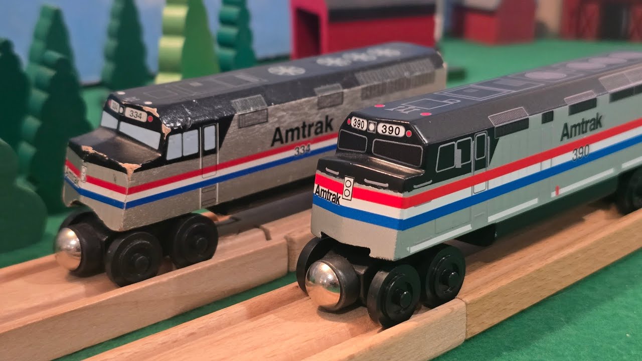 Обзор поезда Amtrak F40PH компании Whittle Shortline