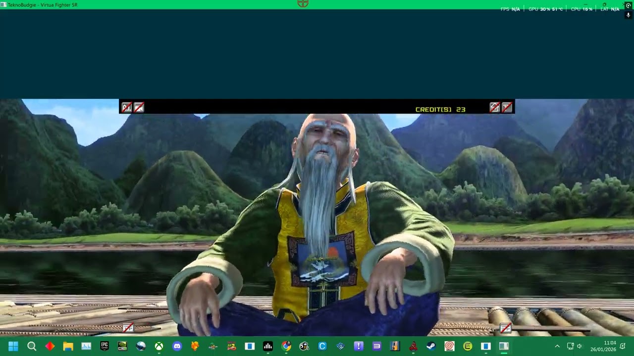 teknoparrot 2026 = VIRTUA FIGHTER 5 R - ELFLOADER2 - SCORE ATTACK MODE - JEAN KUJO -  4K UK