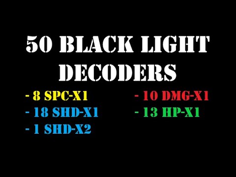 Darkorbit - 50 Black Light Decoders