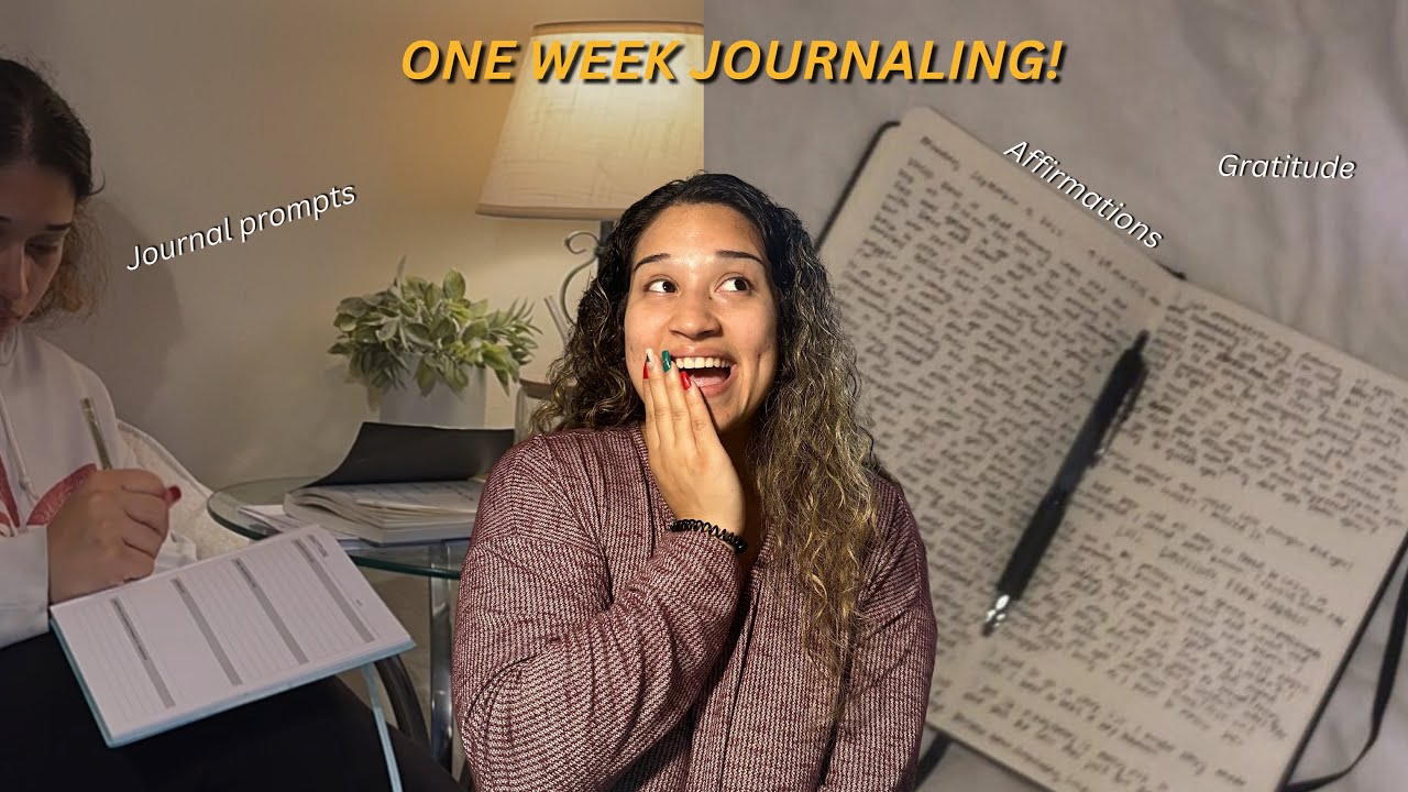 I JOURNALED for ONE WEEK..& this happened: how to start journaling ...